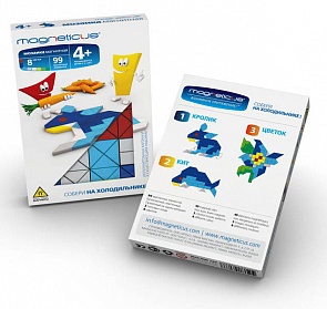 MAGNETICUS. Магнитная мини-мозаика "Кролик", 8 цветов (Magneticus, MM-02BL)